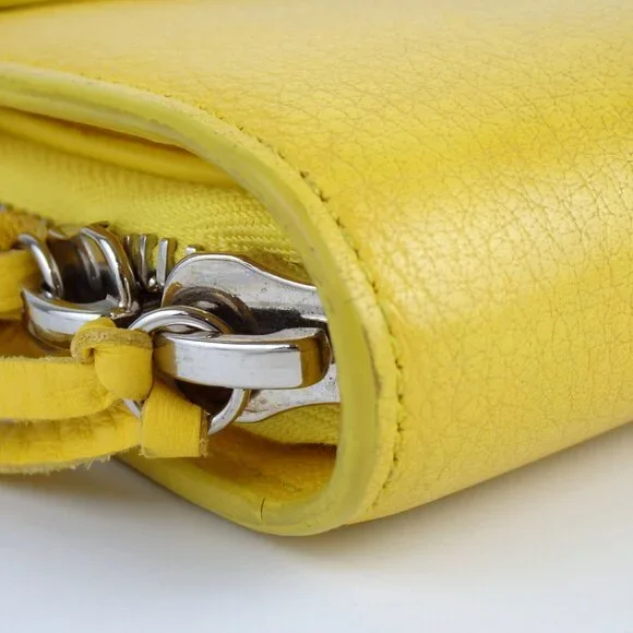 Authentic BALENCIAGA 371661・7155・Y・584046 Paper manny purse leather [Used] - Picture 5 of 15